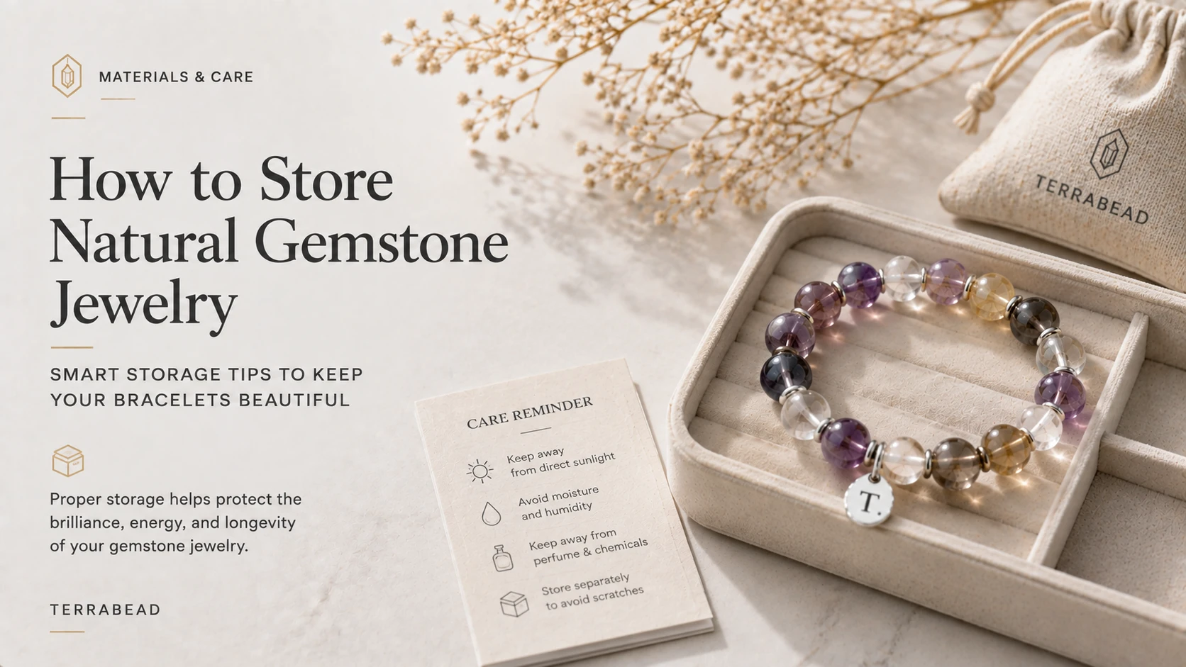 How to Store Natural Gemstone Jewelry